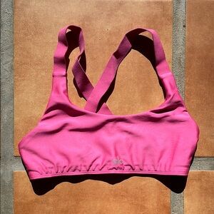 Moving! ALO Yoga Pink Sports Bra